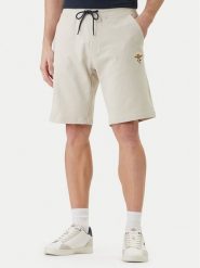 Aeronautica Militare Szorty sportowe 261BF0032UF00674 Beżowy Regular Fit. Brązowe krótkie spodenki sportowe Aeronautica Militare, m, bez wzorów, z bawełny. Za 359.99 zł.