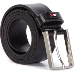 Pasek Męski TOMMY HILFIGER - Long Modern Leather Belt 3.5 AM0AM04612 002. Czarne paski Tommy Hilfiger, bez wzorów, ze skóry. W wyprzedaży za 119.00 zł.