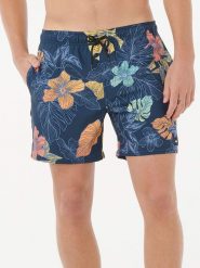 Rip Curl Szorty kąpielowe "Fun Times Volley" w kolorze pomarańczowo-granatowym rozmiar: XXL. Niebieskie kąpielówki Rip Curl, xxl, bez wzorów, z materiału. Za 105.38 zł.