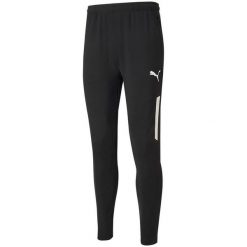 Męskie Treningowe Spodnie Do Biegania TeamLIGA. Czarne buty do biegania Puma, bez wzorów, do biegania. Za 319.99 zł.