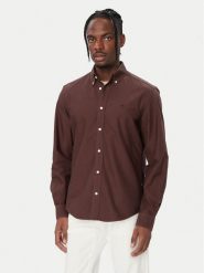 BOSS Koszula 50567015 Brązowy Regular Fit. Brązowe koszule Boss, m, bez wzorów, z bawełny, bez kołnierzyka, bez ramiączek. Za 466.99 zł.