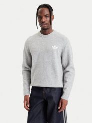 Adidas Sweter Trefoil Essentials Fully Knit KS4889 Szary Regular Fit. Szare swetry rozpinane Adidas, m, bez wzorów, z syntetyku, bez kołnierzyka, bez ramiączek. Za 299.99 zł.