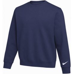 Męska bluza Nike Park 26 Fleece Crew - polar, regular fit. Niebieskie bluzy z polaru Nike, m, bez wzorów, z bawełny, bez kaptura. Za 167.99 zł.