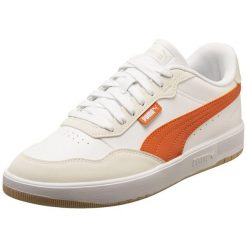 Buty Sportowe Męskie Puma Court Ultra Lite. Białe buty do biegania Puma, bez wzorów, bez zapięcia, do biegania. W wyprzedaży za 228.00 zł.