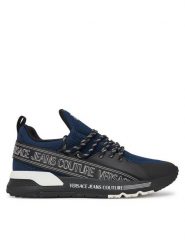 Versace Jeans Couture Sneakersy 78YA3SA3 Granatowy. Niebieskie buty sportowe casual Versace Jeans Couture, bez wzorów, z jeansu, bez zapięcia. Za 519.99 zł.