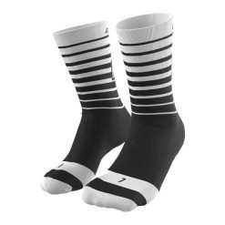 Skarpety rowerowe DYNAFIT Live To Ride. Białe skarpety Dynafit, bez wzorów. Za 89.99 zł.