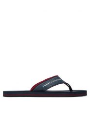 Tommy Hilfiger Japonki Comfort FM0FM05235 Niebieski. Niebieskie japonki Tommy Hilfiger, bez wzorów, z tworzywa sztucznego. Za 109.99 zł.