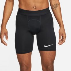 Podspodenki Shorty Męskie Treningowe Nike Pro DRI-FIT Strike. Czarne szorty Nike, m, bez wzorów, z poliesteru, sportowe. Za 99.99 zł.