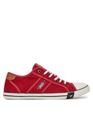 Mustang Trampki 4058-310 Czerwony. Czerwone trampki Mustang, m, bez wzorów, bez zapięcia. Za 229.99 zł.