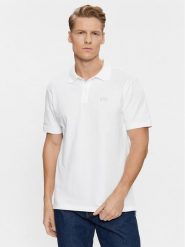 Gap Polo 586306-05 Biały Regular Fit. Białe koszulki polo GAP, m, bez wzorów, z bawełny, bez kołnierzyka, bez ramiączek. Za 99.99 zł.