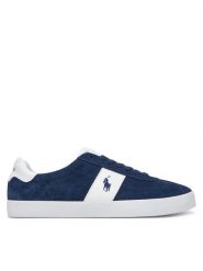 Polo Ralph Lauren Sneakersy 816961260002 Granatowy. Niebieskie buty sportowe casual Polo Ralph Lauren, bez wzorów, ze skóry, bez zapięcia. Za 359.99 zł.