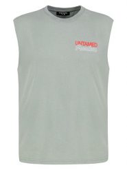 Sublevel Top w kolorze miętowym rozmiar: M. Zielone bezrękawniki Sublevel, m, bez wzorów, z bawełny, bez kołnierzyka, bez ramiączek. Za 43.99 zł.