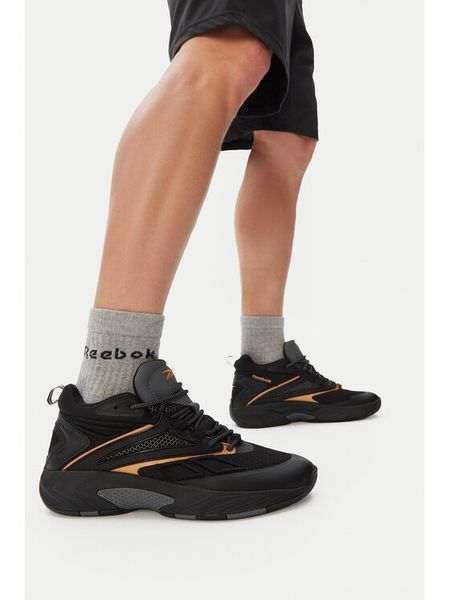 Reebok Sneakersy EO-ZONE BREAKER 100273739 Czarny. Czarne buty sportowe casual Reebok, bez wzorów, z materiału, bez zapięcia. Za 269.99 zł.