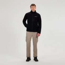 Kurtka polarowa męska Berghaus Activity PT Jacket InterActive. Czarne kurtki Berghaus, m, bez wzorów, z polaru, bez kaptura. Za 322.29 zł.