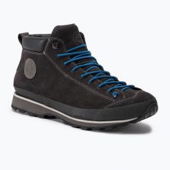 Buty turystyczne męskie Lomer Bio Naturale Mid Mtx Suede. Niebieskie buty trekkingowe LOMER, bez wzorów, bez zapięcia, trekkingowe. Za 649.99 zł.