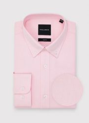 PAKO LORENTE – Różowa koszula męska. Czerwone koszule Pako Lorente, l, bez wzorów, z bawełny, bez kołnierzyka, bez ramiączek. Za 299.99 zł.