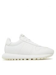 Emporio Armani Sneakersy X4X640 XN949 N499 Biały. Białe buty sportowe casual Emporio Armani, bez wzorów, ze skóry, bez zapięcia. Za 1,269.00 zł.