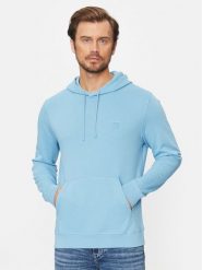 Boss Bluza Wetalk 50468445 Niebieski Regular Fit. Niebieskie bluzy Boss, m, bez wzorów, z bawełny, bez kaptura. Za 839.99 zł.