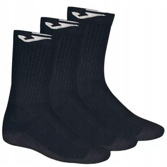 Skarpety tenisowe Joma Long Socks 3 szt. Czarne skarpety Joma, bez wzorów. Za 60.00 zł.
