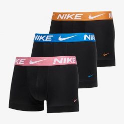 Bokserki Nike Trunk 3 szt. KE1156 067 Czarny. Czarne bokserki Nike, m, bez wzorów. Za 177.62 zł.