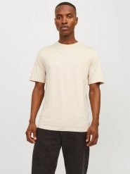Jack & Jones Koszulka w kolorze beżowym rozmiar: XXL. Brązowe bezrękawniki Jack & Jones, xxl, bez wzorów, z bawełny, bez kołnierzyka, bez ramiączek. Za 48.39 zł.