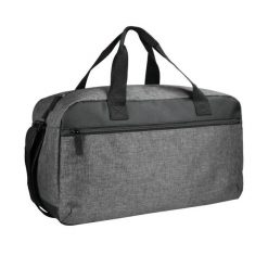 Clique Melange Travel Bag torba podróżna z poliestru 600D – grey melange. Szare torby na ramię CLIQUE, bez wzorów, na ramię, duże, bez dodatków. Za 111.66 zł.