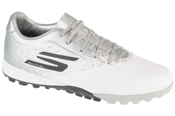 Buty piłkarskie turfy męskie, Razor 1.5 Academy TF. Białe trapery Skechers, z materiału, przed kostkę, bez zapięcia. Za 279.99 zł.