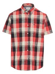 Camel Active Koszula - Regular fit - w kolorze czerwono-czarnym rozmiar: 5XL. Czarne koszule Camel Active, xl, bez wzorów, z bawełny, bez kołnierzyka, bez ramiączek. Za 126.99 zł.