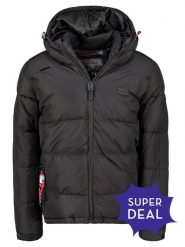 Geographical Norway Kurtka pikowana w kolorze czarnym rozmiar: L. Czarne kurtki Geographical Norway, l, bez wzorów, bez kaptura. Za 243.27 zł.