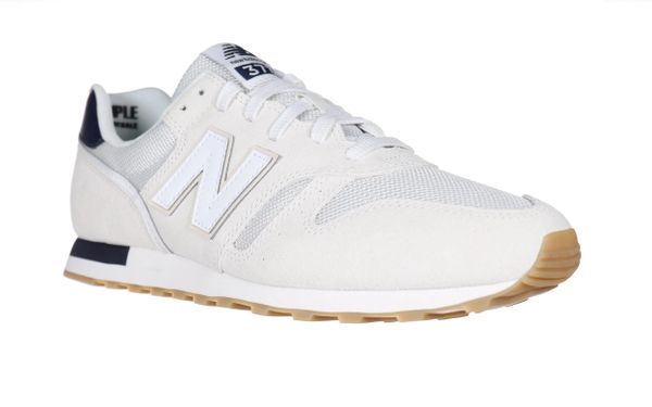 Buty klasyczne męskie New Balance 373 Lifestyle (M3735I3). Białe sztyblety New Balance, bez wzorów, z materiału, bez obcasa, bez zapięcia. Za 279.00 zł.