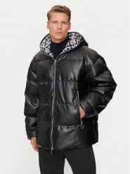Versace Jeans Couture Kurtka puchowa 77GAU421 Czarny Loose Fit. Czarne kurtki Versace Jeans Couture, m, bez wzorów, z jeansu, bez kaptura. Za 2,189.00 zł.