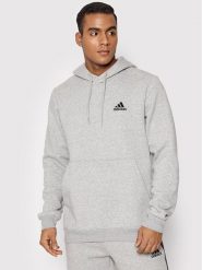 Adidas Bluza Essentials H12213 Szary Regular Fit. Szare bluzy Adidas, m, bez wzorów, z bawełny, bez kaptura. Za 129.99 zł.