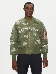 Alpha Industries Kurtka bomber MA-1 Peace 156136 Zielony Regular Fit. Zielone kurtki Alpha Industries, m, bez wzorów, z syntetyku, bez kaptura. Za 729.99 zł.