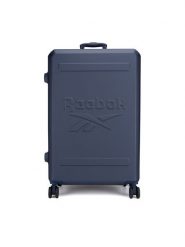 Reebok Walizka duża RBK-WAL-025-CCC-L Granatowy. Niebieskie walizki Reebok, bez wzorów, z tworzywa sztucznego, duże. Za 349.99 zł.