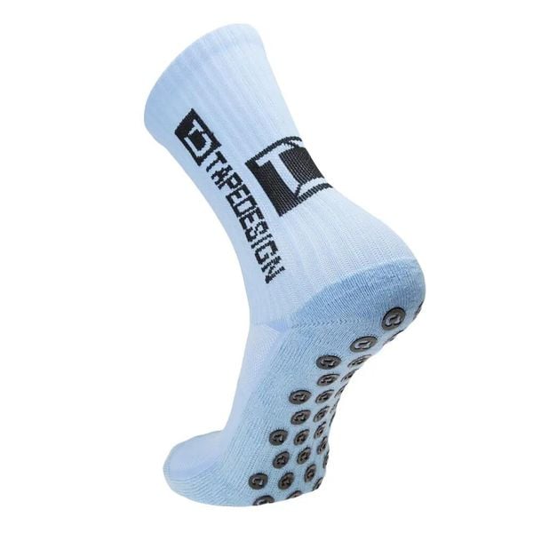 Klasyczne skarpety o średniej długości Tape Design. Niebieskie skarpety TAPEDESIGN, bez wzorów, z bawełny. Za 139.50 zł.