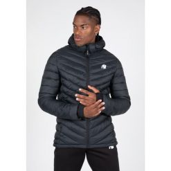Osborn Puffer Kurtka - Czarny. Czarne kurtki GORILLA WEAR, bez wzorów, bez kaptura. Za 458.00 zł.