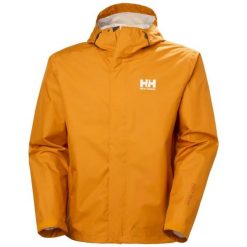 Kurtka wodoodporna Helly Hansen Seven J. Żółte kurtki Helly Hansen, na lato, xl, bez wzorów, z poliesteru, bez kaptura. Za 518.00 zł.