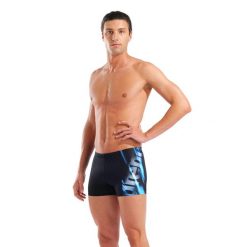 Spodenki kąpielowe męskie Arena Placement Swim Short. Czarne kąpielówki Arena, m, bez wzorów. Za 129.99 zł.