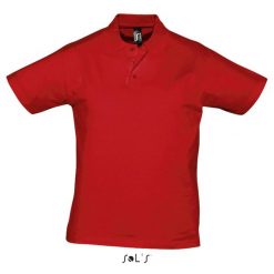 Polo Sol's Prescott. Czerwone koszulki polo SOL'S, m, bez wzorów, bez kołnierzyka, bez ramiączek. Za 116.50 zł.