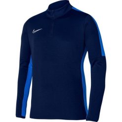Bluza treningowa męska Nike DF Academy 23 SS Drill Top. Niebieskie bluzy Nike, m, bez wzorów, bez kaptura. Za 160.00 zł.