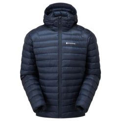 Kurtka z kapturem Montane Anti Freeze. Niebieskie kurtki Montane, na zimę, l, bez wzorów, z materiału, z kapturem. Za 1,164.00 zł.
