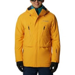 Kurtka narciarska męska Columbia Aerial Ascender II. Żółte kurtki narciarskie i snowboardowe Columbia, m, bez wzorów, narciarskie. Za 1,299.00 zł.