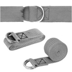 Pasek Do Jogi Złote Logo Fit.me. Czarne paski FIT.ME, bez wzorów, sportowe. W wyprzedaży za 24.99 zł.