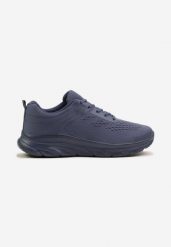 Niebieskie Buty Sportowe Sneakersy z Ozdobnym Tłoczeniem Wiline. Niebieskie buty sportowe casual Born2be, bez wzorów, z jeansu, bez zapięcia. W wyprzedaży za 87.99 zł.