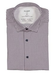 OLYMP Koszula "Luxor" - Modern fit - w kolorze czarno-jasnoróżowym rozmiar: 45. Czarne koszule Olymp, bez wzorów, z bawełny, bez kołnierzyka, bez ramiączek. Za 121.95 zł.
