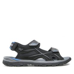 Sandały Regatta. Czarne sandały Regatta, bez zapięcia. Za 129.99 zł.