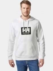 Bluza Z Kapturem Męska Helly Hansen Hh Box. Białe bluzy z kapturem Helly Hansen, m, bez wzorów, z bawełny, z kapturem. Za 349.00 zł.