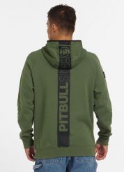 Bluza męska Pitbull z kapturem Stafford. Zielone bluzy z kapturem PITBULL, m, z aplikacjami, z bawełny, z kapturem. Za 269.00 zł.