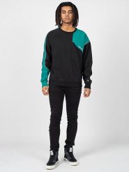 Champion Bluza | 216555 | Mężczyzna | Czarny. Czarne bluzy Champion, m, bez wzorów, z bawełny, bez kaptura. W wyprzedaży za 149.00 zł.