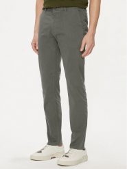 Boss Chinosy 50510933 Szary Slim Fit. Szare eleganckie spodnie Boss, m, z bawełny. Za 319.99 zł.